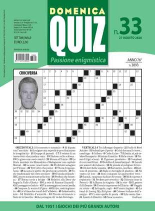 Domenica Quiz - 27 Agosto 2026