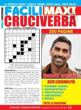 Facili Cruciverba - Agosto-Ottobre 2026