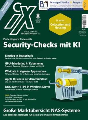 iX - Magazin fur professionelle IT - August 2026