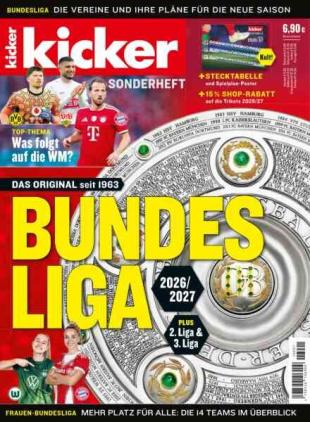 Kicker Sonderheft - Bundesliga 2026-2027
