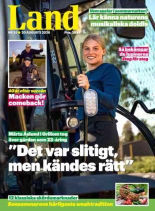 Land - 18 Augusti 2026