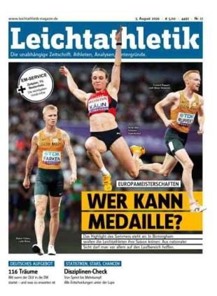 Leichtathletik - 5 August 2026