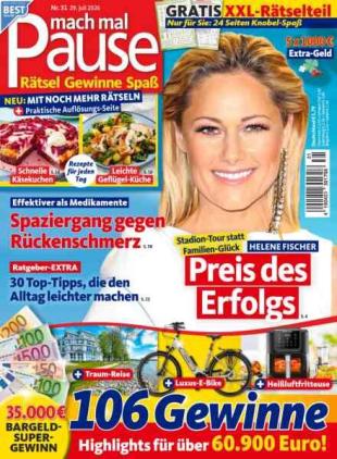 Mach mal Pause - 29 Juli 2026