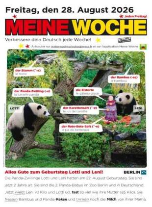 Meine Woche - 27 August 2026