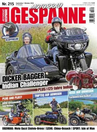 Motorrad Gespanne - September-Oktober 2026