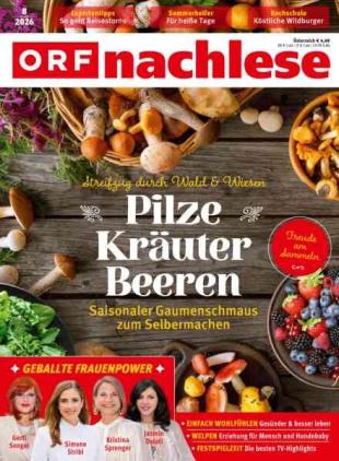 ORF nachlese - August 2026