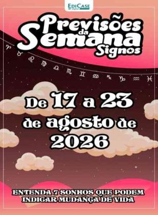 Previsoes da Semana - 17 Agosto 2026