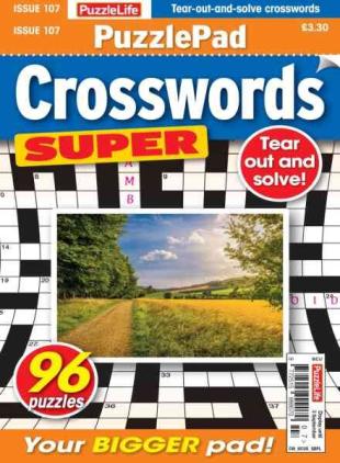 PuzzleLife PuzzlePad Crosswords Super - August 2026