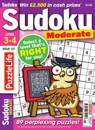 PuzzleLife Sudoku Moderate - August 2026