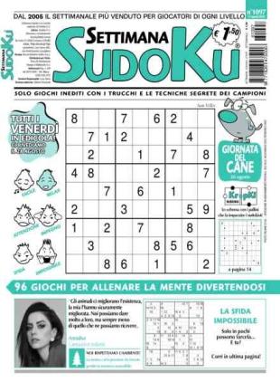 Settimana Sudoku - 21 Agosto 2026