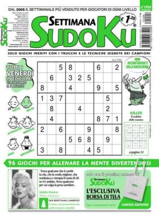 Settimana Sudoku - 31 Luglio 2026