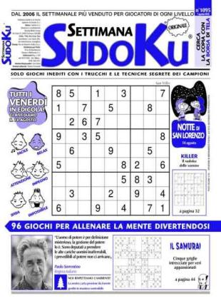 Settimana Sudoku - Agosto 2026