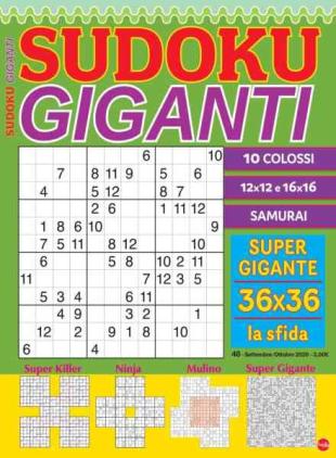 Sudoku Giganti - Settembre-Ottobre 2026