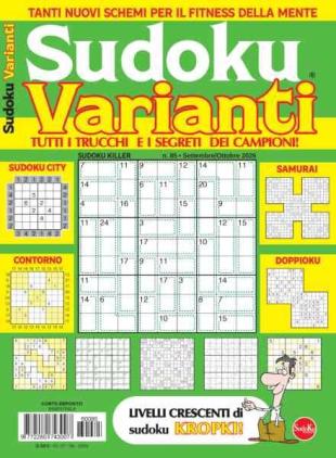 Sudoku Varianti - Settembre-Ottobre 2026