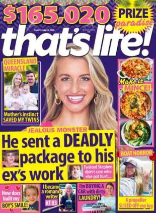 that's life! Australia - 16 August 2026