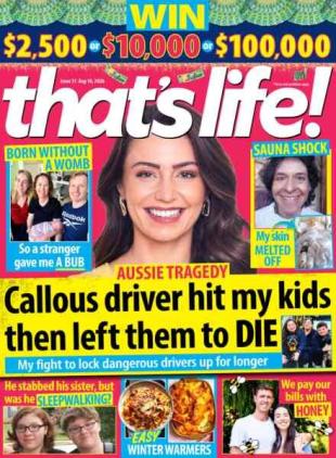 that's life! Australia - 2 August 2026