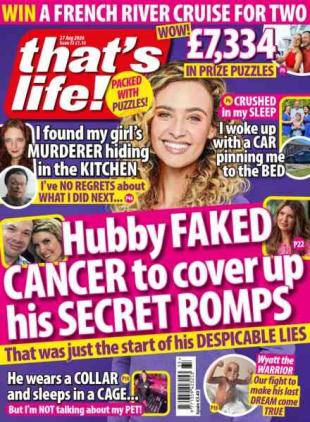 that's life! UK - 20 August 2026
