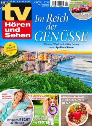 TV Horen und Sehen - 31 Juli 2026