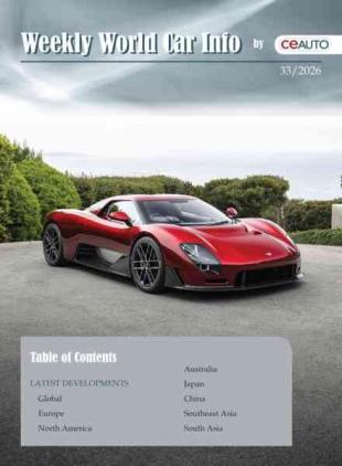 Weekly World Car Info - 15 August 2026