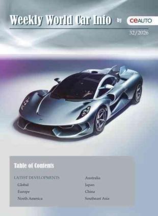 Weekly World Car Info - 8 August 2026