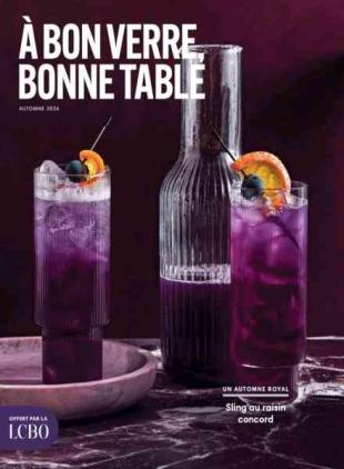 a Bon Verre Bonne Table - Automne 2026