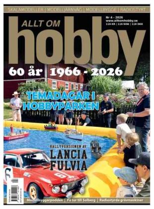 Allt om Hobby - Augusti 2026