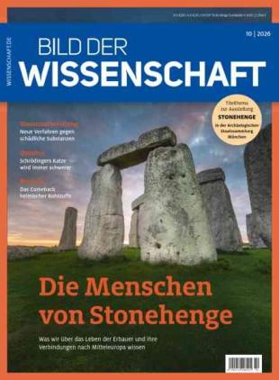 Bild der Wissenschaft - Oktober 2026
