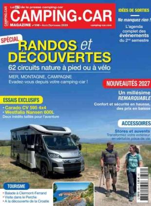 Camping-Car Magazine - Aout-Septembre 2026