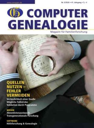 Computer Genealogie - September 2026