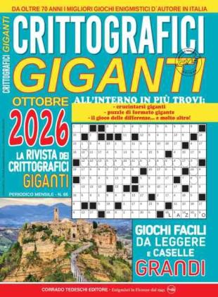 Crittografici Giganti - Ottobre 2026