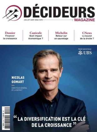 Decideurs Magazine - Juillet-Aout 2026