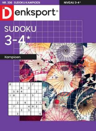 Denksport Sudoku 3-4 kampioen - 9 September 2026