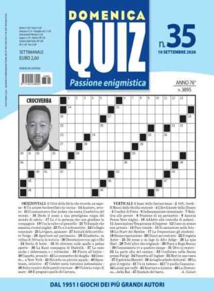 Domenica Quiz - 10 Settembre 2026