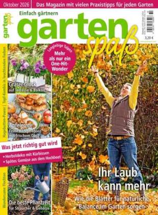 Gartenspass - Oktober 2026