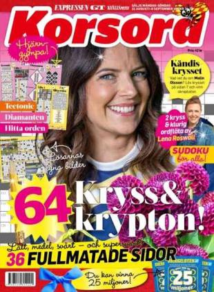 Korsord - 31 Augusti 2026