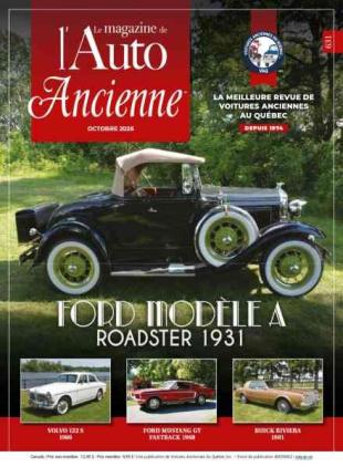 L'Auto Ancienne - Octobre 2026