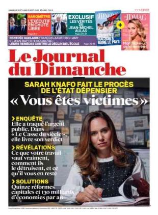 Le Journal du dimanche - 30 Aout 2026