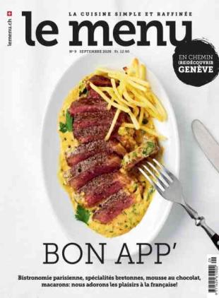 le menu edition francaise - Septembre 2026