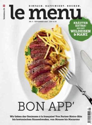 le menu - September 2026