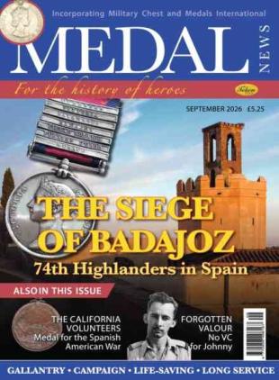 Medal News - September 2026