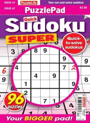 PuzzleLife PuzzlePad Sudoku Super - September 2026