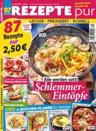 Rezepte pur - Oktober 2026