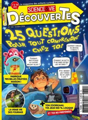 Science & Vie Decouvertes - Octobre 2026