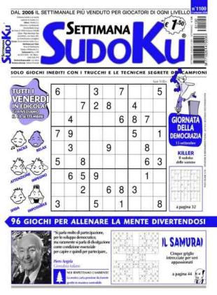 Settimana Sudoku - 11 Settembre 2026