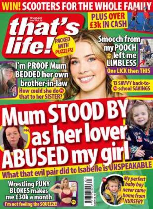 that's life! UK - 3 September 2026