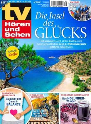 TV Horen und Sehen - 18 September 2026