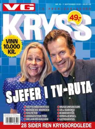 VG Kryssord - 7 September 2026