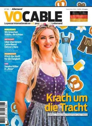 Vocable Allemand - Septembre 2026