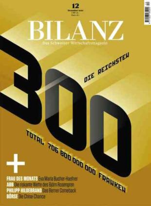 Bilanz - Dezember 2020
