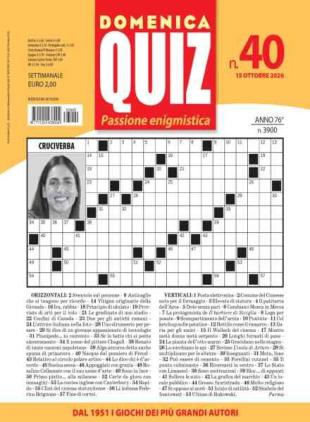 Domenica Quiz - 15 Ottobre 2026